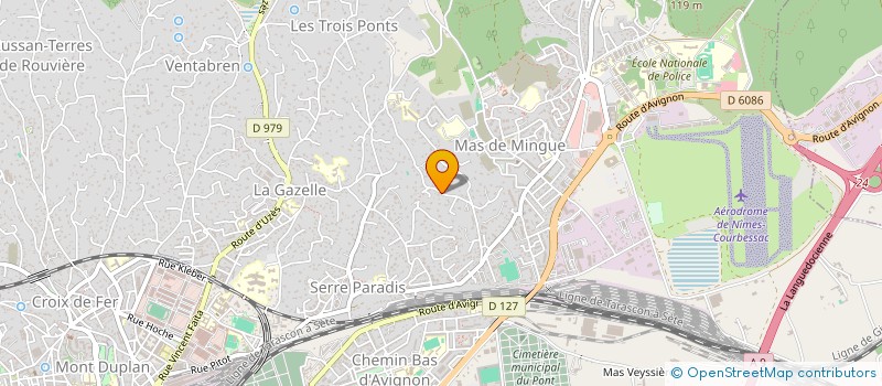 localisation de l'entreprise MONSIEUR IVAN LUDOVIC CARCENAC  NIMES