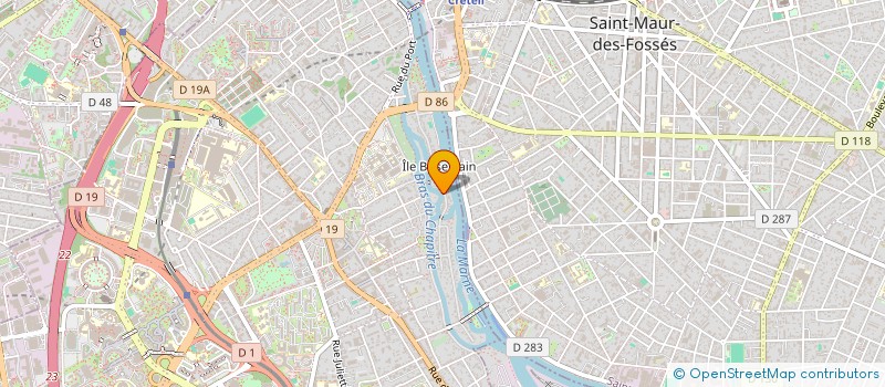 localisation de l'entreprise MONSIEUR IVAN MARCIANO  CRETEIL