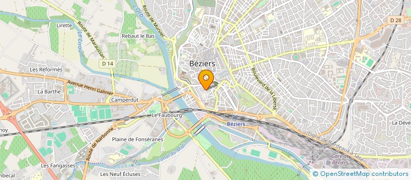 localisation de l'entreprise MONSIEUR IVAN MARINOV à BEZIERS