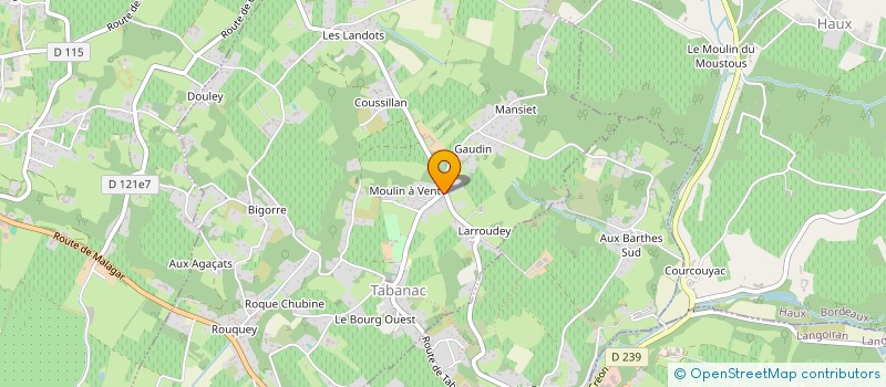 localisation de l'entreprise MONSIEUR IVAN MAROUCHENKO  TABANAC