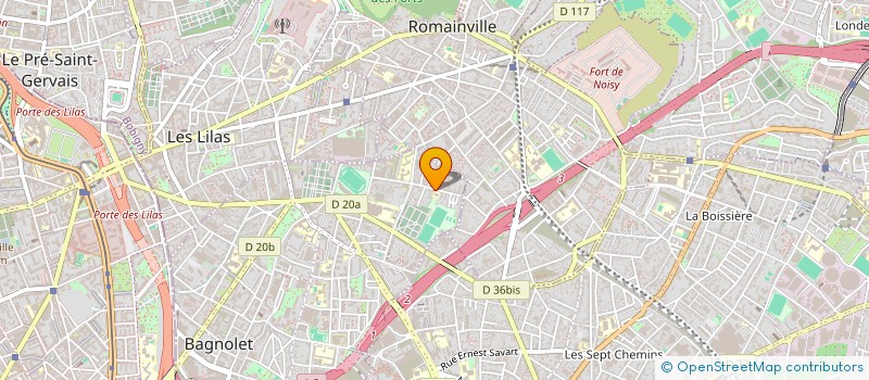 localisation de l'entreprise MONSIEUR IVAN MARTINAC à BAGNOLET