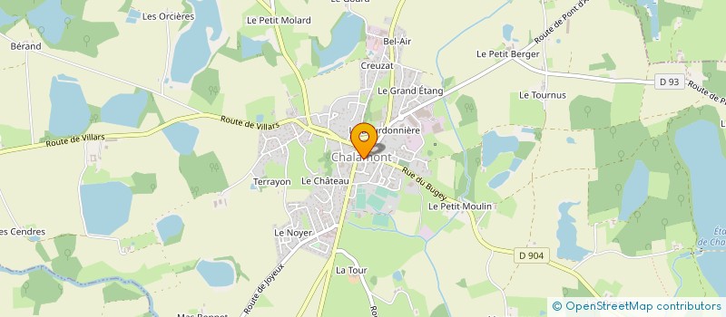 localisation de l'entreprise MONSIEUR IVAN MAURICE SKELLY EHOUAN à CHALAMONT