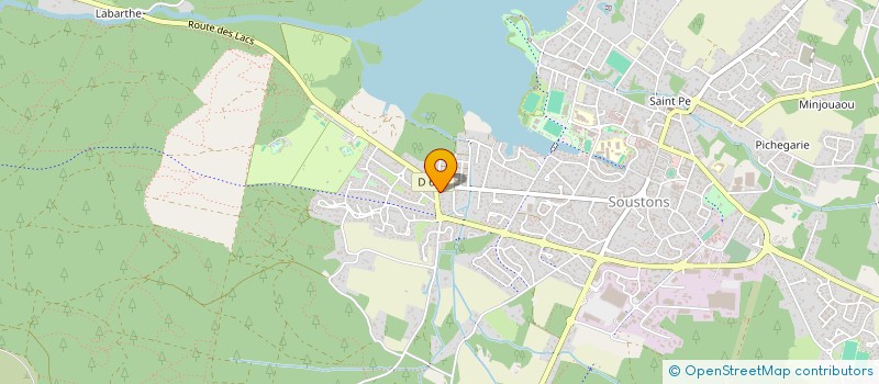 localisation de l'entreprise MONSIEUR IVAN MAZET  MAGESCQ