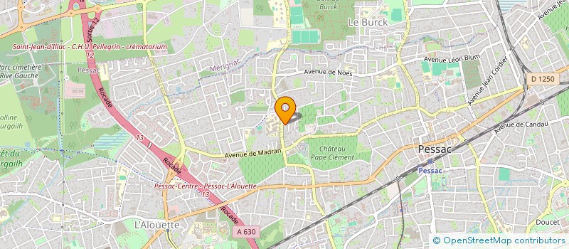 localisation de l'entreprise MONSIEUR IVAN MEALLARES  PESSAC