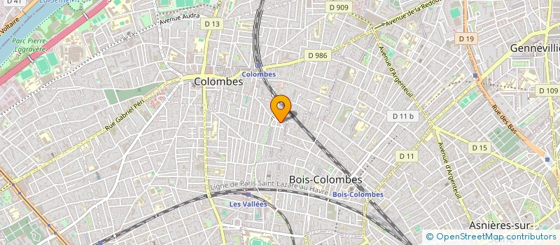 localisation de l'entreprise MONSIEUR IVAN NAUMCHUK  COLOMBES