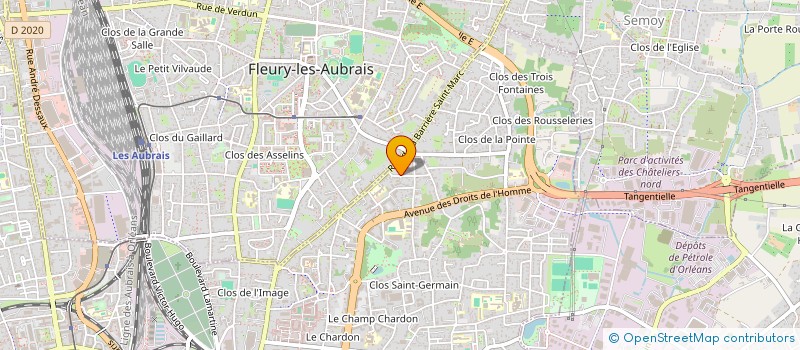 localisation de l'entreprise MONSIEUR IVAN OKOROKOFF à ORLEANS
