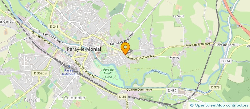 localisation de l'entreprise MONSIEUR IVAN OSWALDO CHANATASIG  PARAY-LE-MONIAL