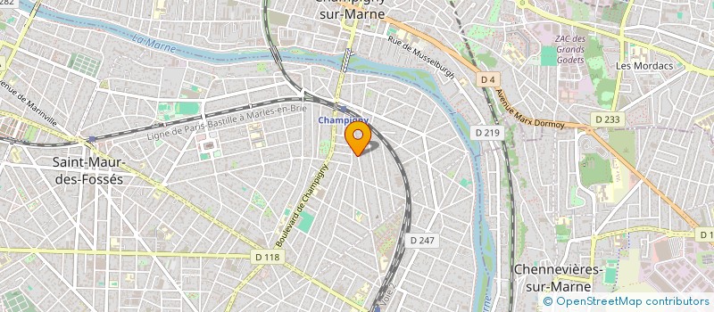 localisation de l'entreprise MONSIEUR IVAN PADURET à SAINT-MAUR-DES-FOSSES