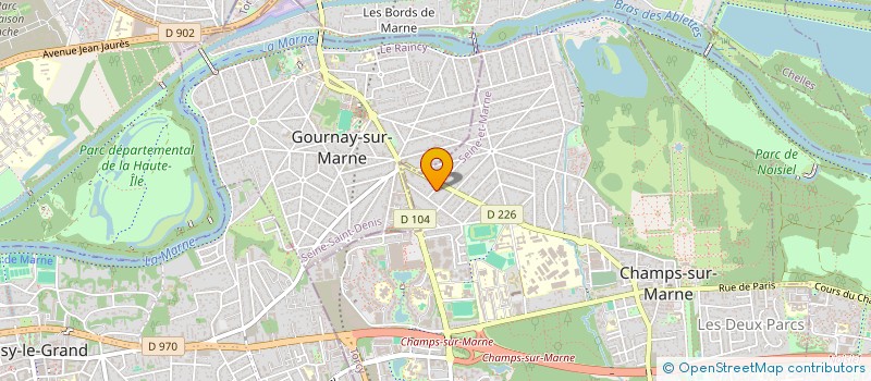 localisation de l'entreprise MONSIEUR IVAN PENOV  CHAMPS-SUR-MARNE