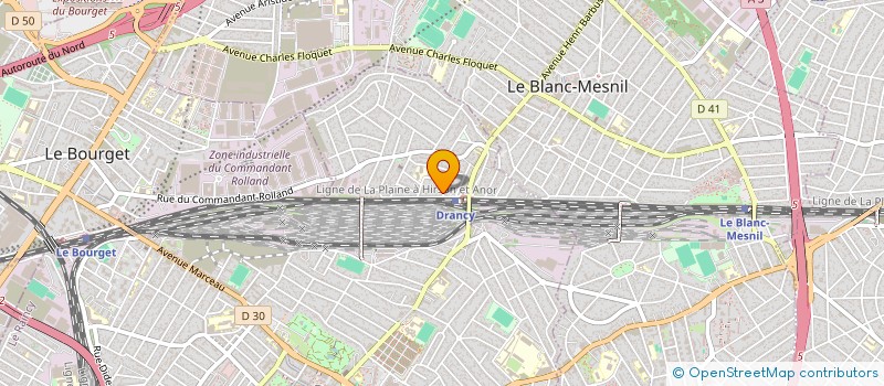 localisation de l'entreprise MONSIEUR IVAN PETROVIC  DRANCY