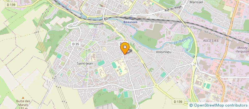 localisation de l'entreprise MONSIEUR IVAN PICCIAU  BEAUVAIS