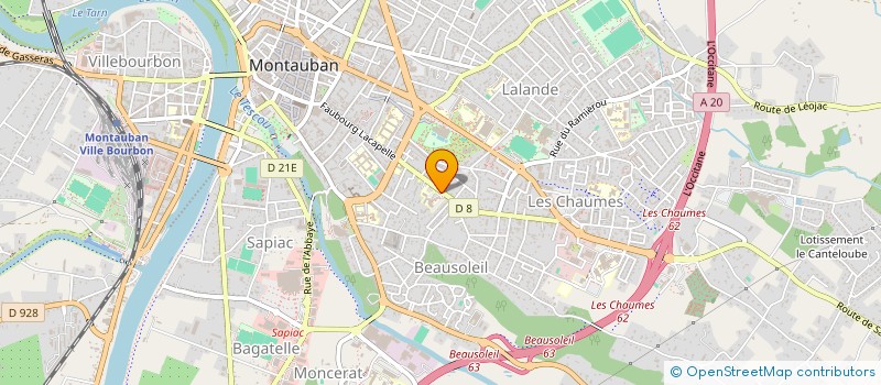 localisation de l'entreprise MONSIEUR IVAN PLATONOFF  MONTAUBAN