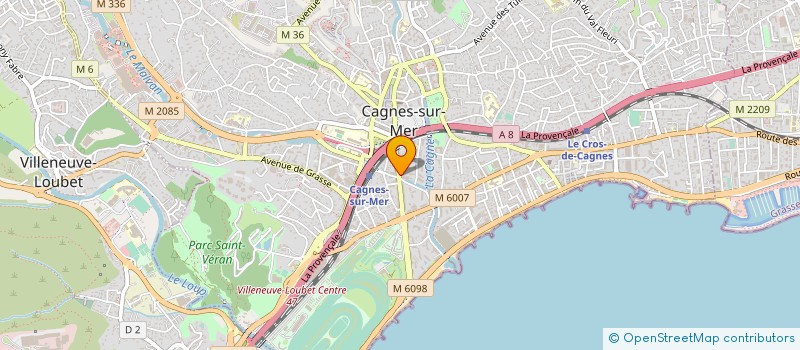 localisation de l'entreprise MONSIEUR IVAN PURCEL à CAGNES-SUR-MER