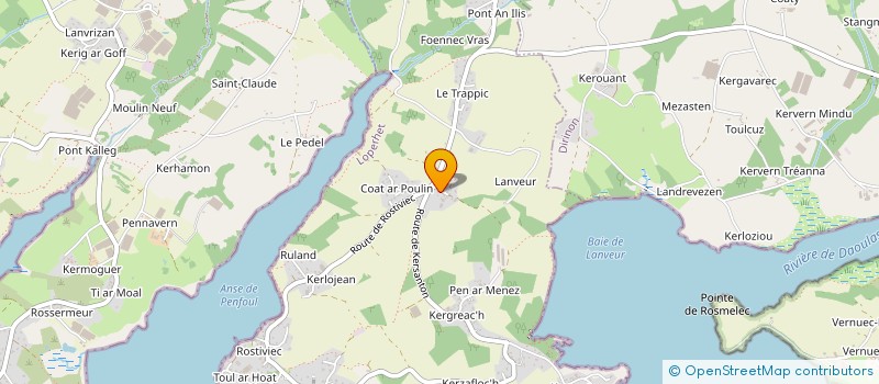 localisation de l'entreprise MONSIEUR IVAN RAULT GALAN  LOPERHET