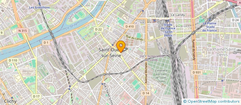 localisation de l'entreprise MONSIEUR IVAN RIVAS GUSTIERREZ à SAINT-OUEN-SUR-SEINE