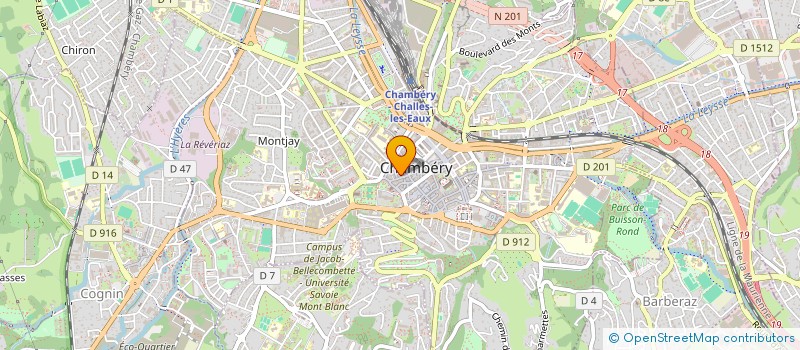localisation de l'entreprise MONSIEUR IVAN RODOLPHE à CHAMBERY