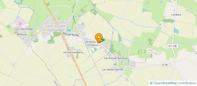 localisation de l'entreprise MONSIEUR IVAN ROUTCHENKO  SAINT-VINCENT-STERLANGES