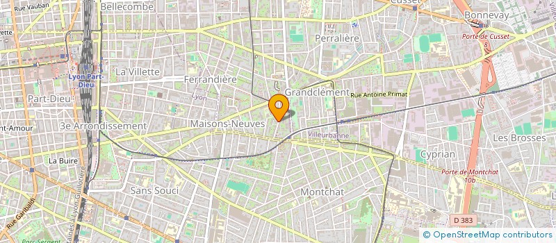 localisation de l'entreprise MONSIEUR IVAN RUSNAK  VILLEURBANNE