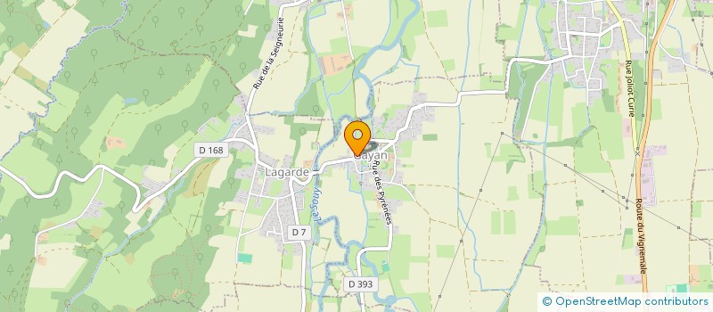 localisation de l'entreprise MONSIEUR IVAN SALLE-CANNE  GAYAN