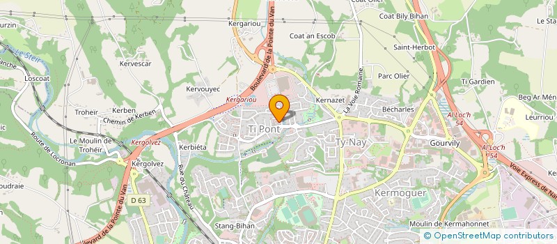 localisation de l'entreprise MONSIEUR IVAN SANTA ANA à QUIMPER