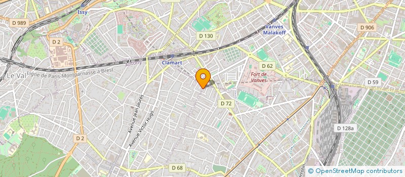 localisation de l'entreprise MONSIEUR IVAN SCHMITT à CLAMART