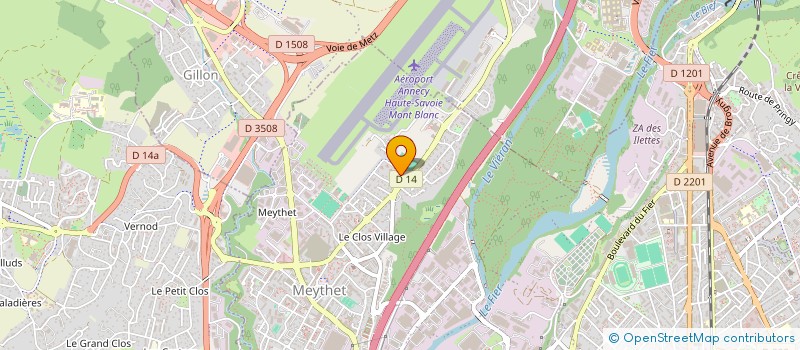 localisation de l'entreprise MONSIEUR IVAN SERVETTAZ à ANNECY