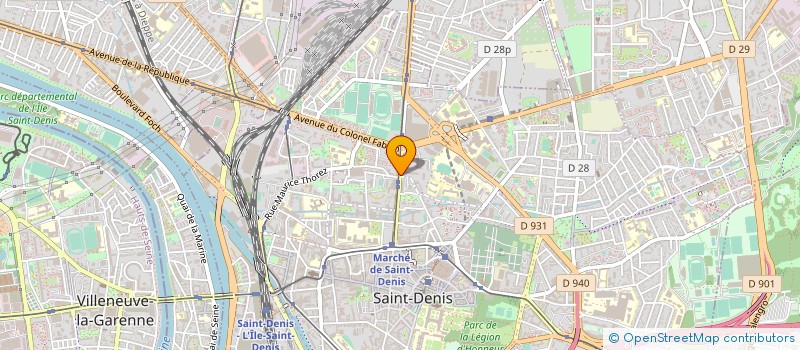 localisation de l'entreprise MONSIEUR IVAN SORO  SAINT-DENIS