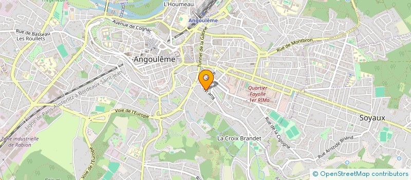 localisation de l'entreprise MONSIEUR IVAN STOJKOVIC à ANGOULEME