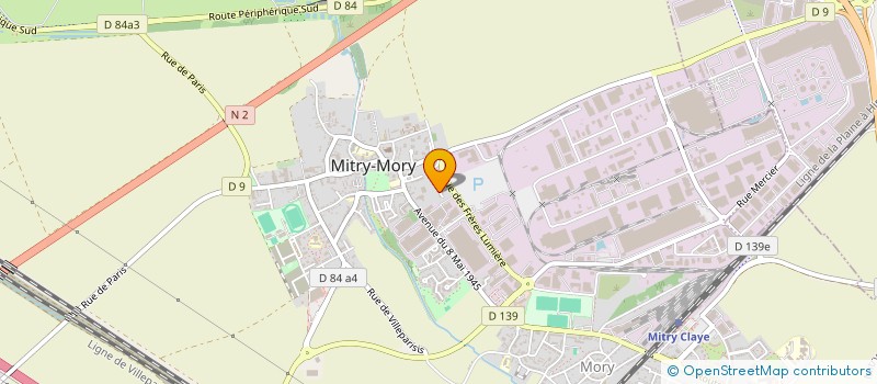 localisation de l'entreprise MONSIEUR IVAN TCHAMI TONDJI  MITRY-MORY