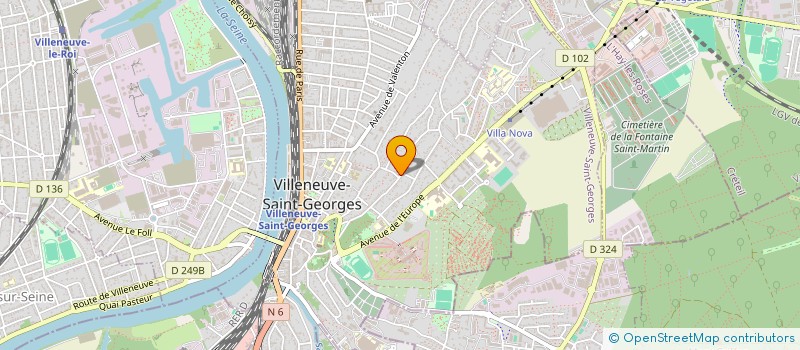 localisation de l'entreprise MONSIEUR IVAN TEACA à VILLENEUVE-SAINT-GEORGES