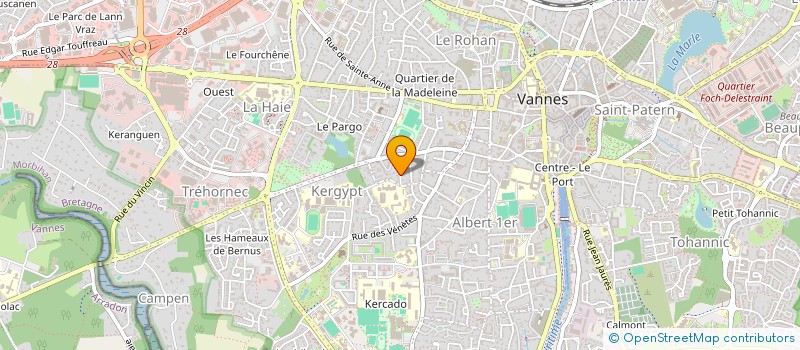 localisation de l'entreprise MONSIEUR IVAN THIEBAULT à VANNES