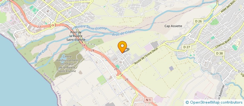 localisation de l'entreprise MONSIEUR IVAN TOULET  SAINT-PIERRE