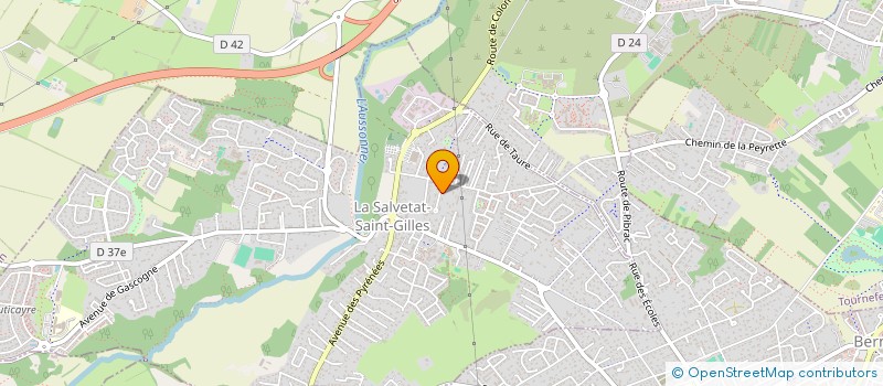 localisation de l'entreprise MONSIEUR IVAN TREVISIOL  LA SALVETAT-SAINT-GILLES