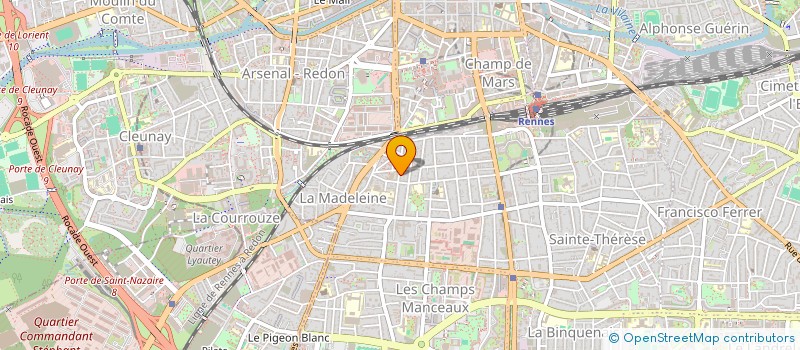 localisation de l'entreprise MONSIEUR IVAN UDALOV  RENNES