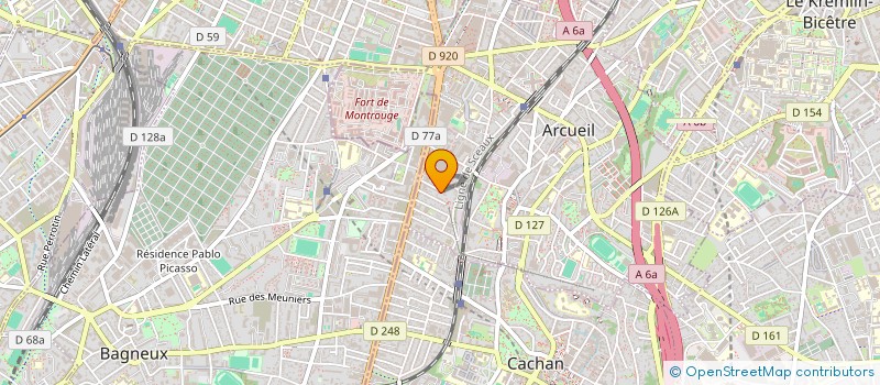 localisation de l'entreprise MONSIEUR IVAN VOLKOFF  CACHAN