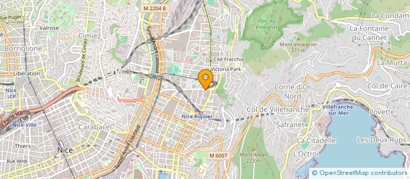 localisation de l'entreprise MONSIEUR IVAN YEVTUSHENKO  NICE