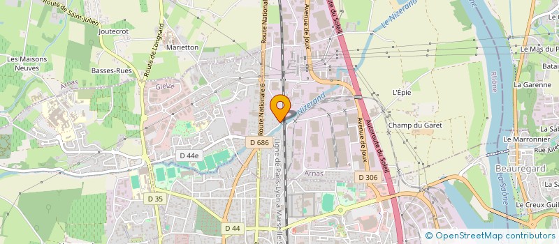 localisation de l'entreprise MONSIEUR IVAN ZARKOVIC  ARNAS