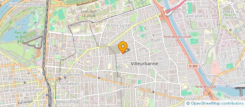 localisation de l'entreprise MONSIEUR IVAN ZILVINAS  VILLEURBANNE