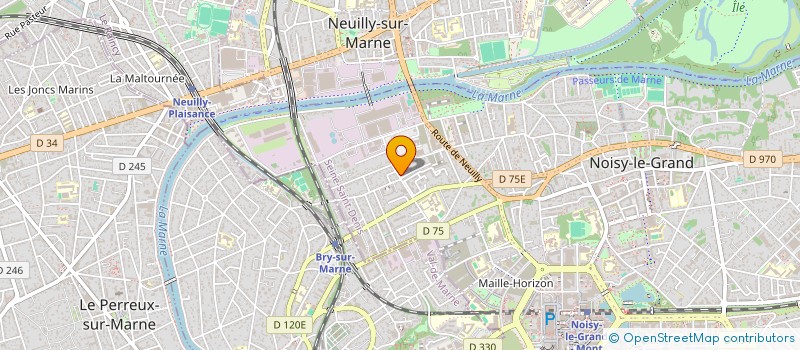 localisation de l'entreprise MONSIEUR IVANDIR NOVAIS SILVA  NOISY-LE-GRAND