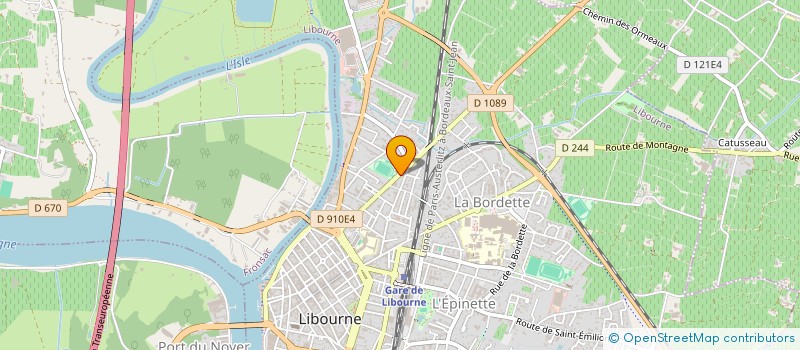 localisation de l'entreprise MONSIEUR IVAYLO IVANOV  LIBOURNE