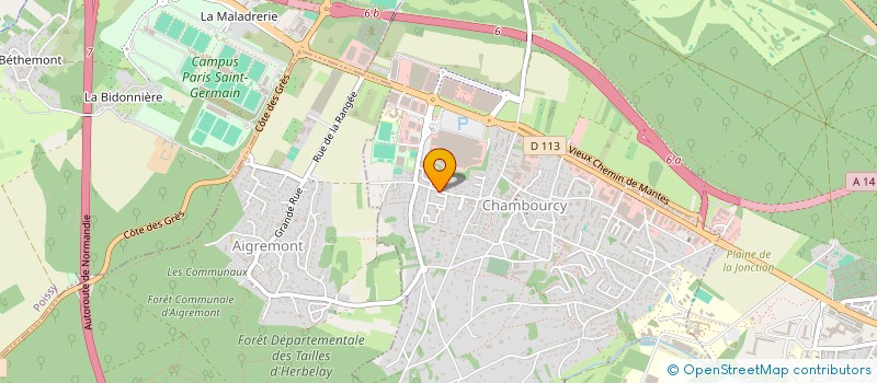 localisation de l'entreprise MONSIEUR IVAYLO MARKOV à CHAMBOURCY