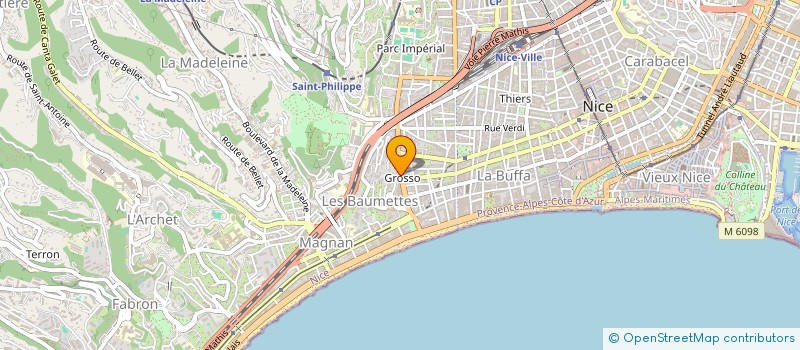 localisation de l'entreprise MONSIEUR IVAYLO NIKOLOV à NICE