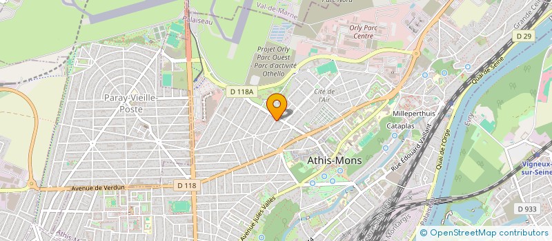 localisation de l'entreprise MONSIEUR IVELIN IVANOV à ATHIS-MONS