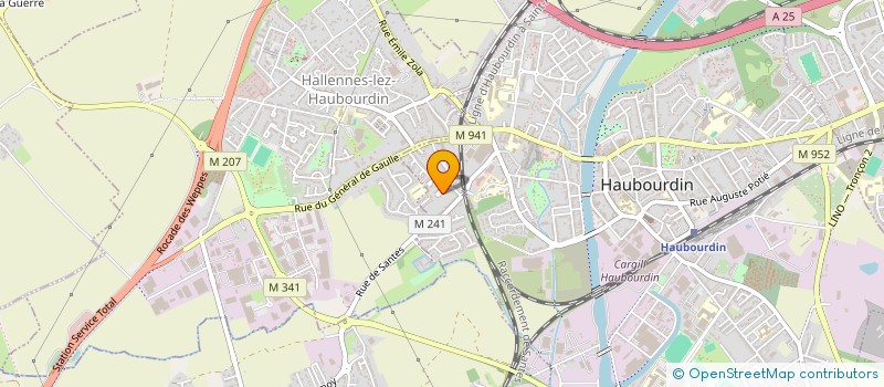 localisation de l'entreprise MONSIEUR IVO BLAZEVIC  HAUBOURDIN