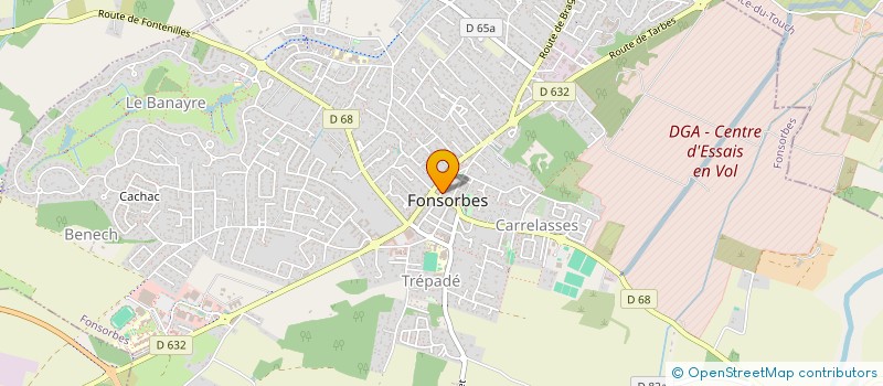 localisation de l'entreprise MONSIEUR IVO DA SILVA LEITE  FONSORBES