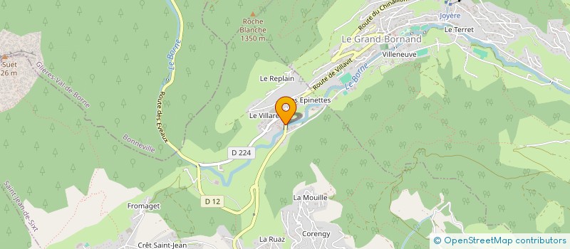 localisation de l'entreprise MONSIEUR IVO HRISTOV  SAINT-JEAN-DE-SIXT