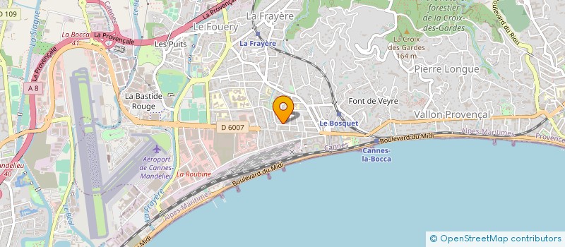 localisation de l'entreprise MONSIEUR IVO LOSANO à CANNES