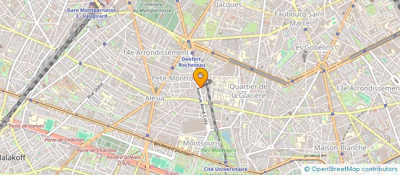 localisation de l'entreprise MONSIEUR IVO PAVLOVIC  PARIS