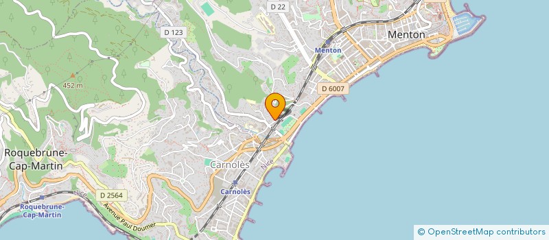 localisation de l'entreprise MONSIEUR IVO SANTOS RAMOS à MENTON