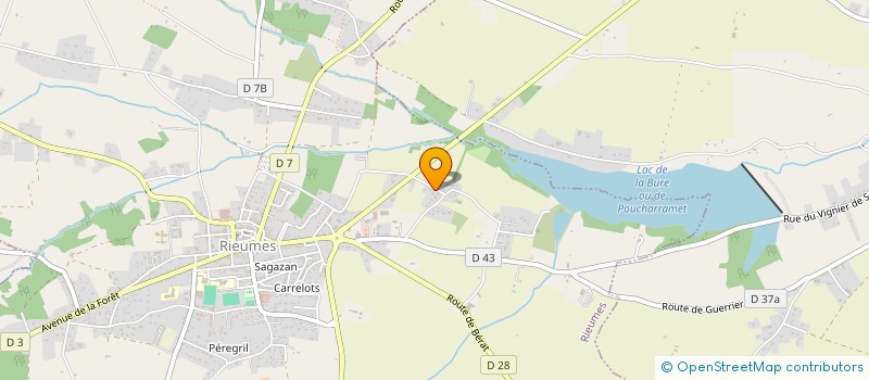 localisation de l'entreprise MONSIEUR IVO VEIGA GONCALVES  RIEUMES